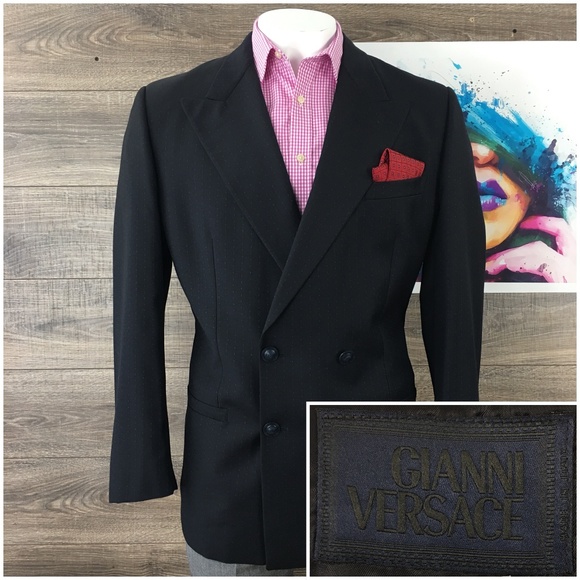 Versace Other - Versace Medusa Buttons Mens Wool Blazer